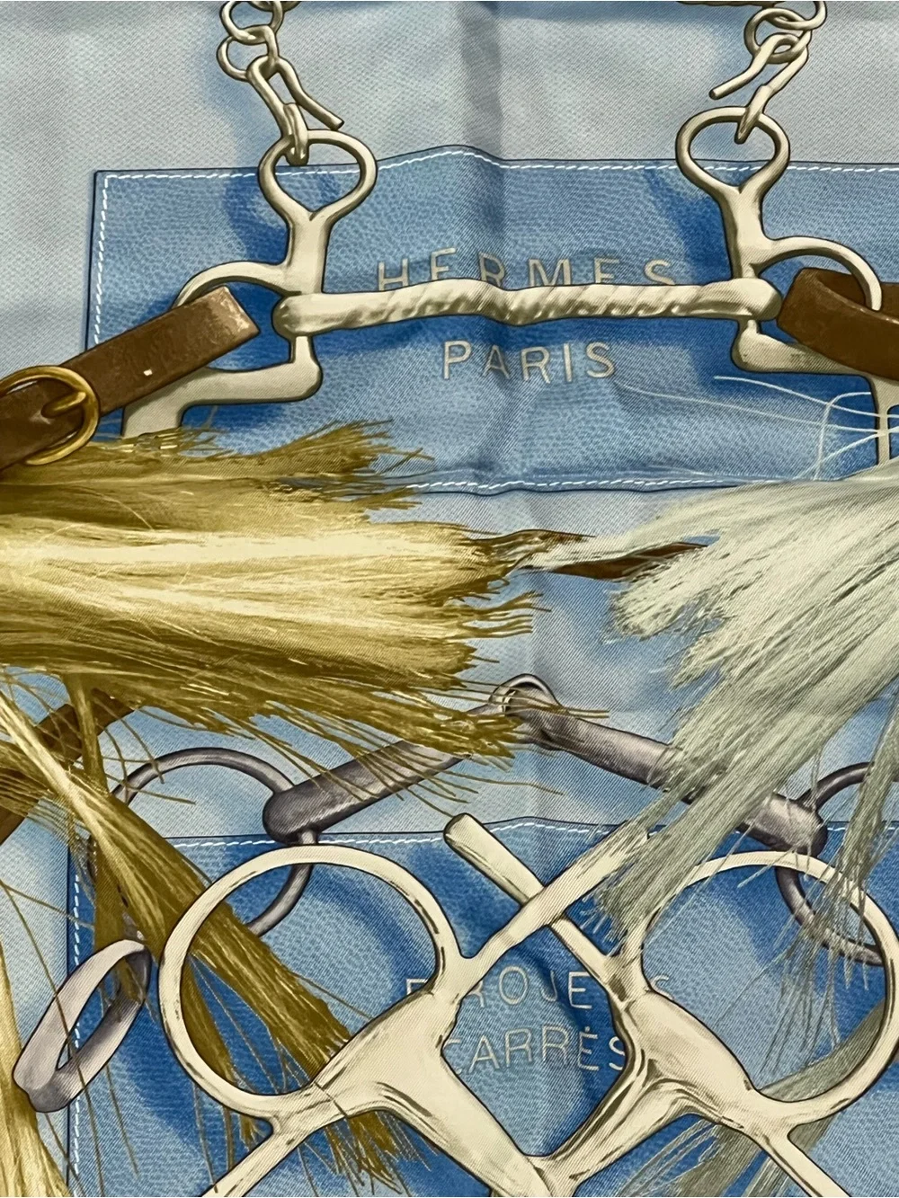 Hermès Projets Carrés Silk Twill Scarf
